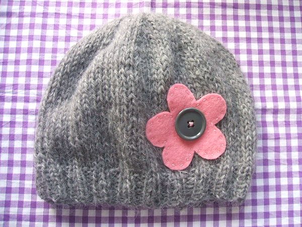 Making Good Use Simple TwoNeedle Knitted Beanie Hat Tutorial